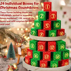 24 Days Countdown Calendar Gifts Box 3D puzzle Toys Set