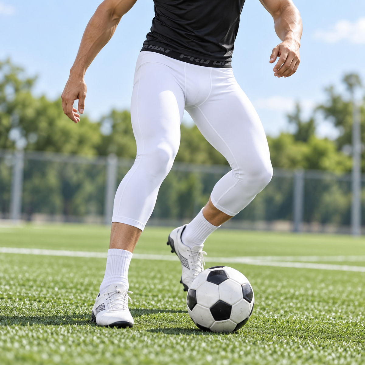 Men’s Compression Training Tights for Running, Gym & Sports