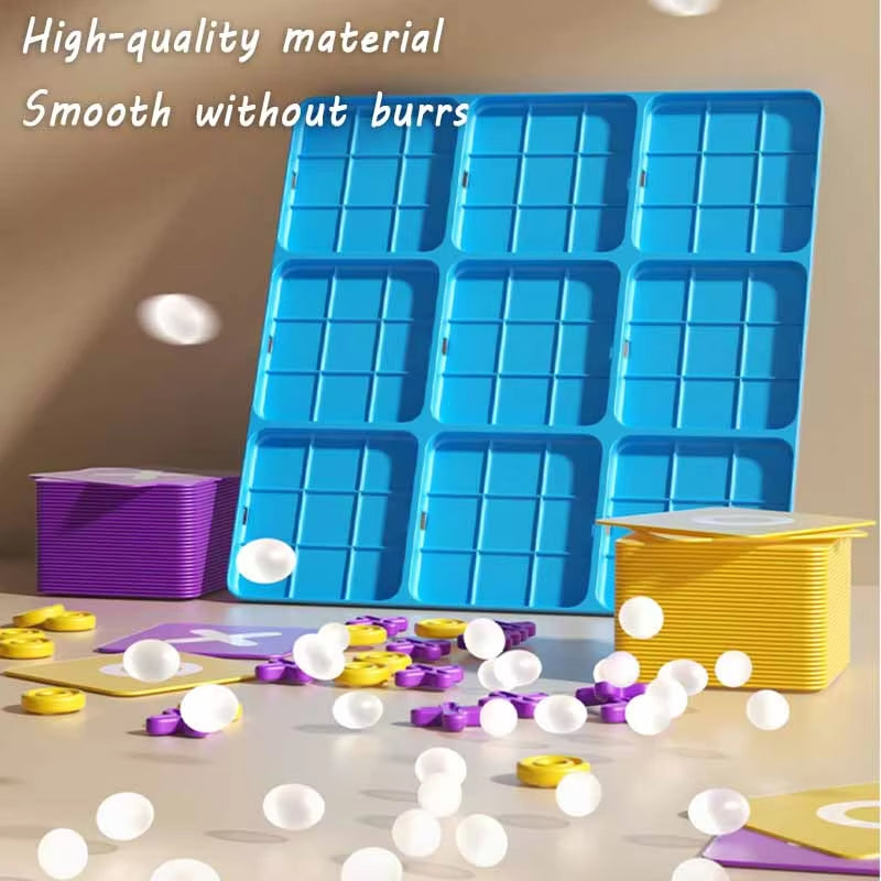 Ultimate Tic Tac Toe Family Strategy Game - 2 Game Modes - Fun Board Game for Kids and Adults