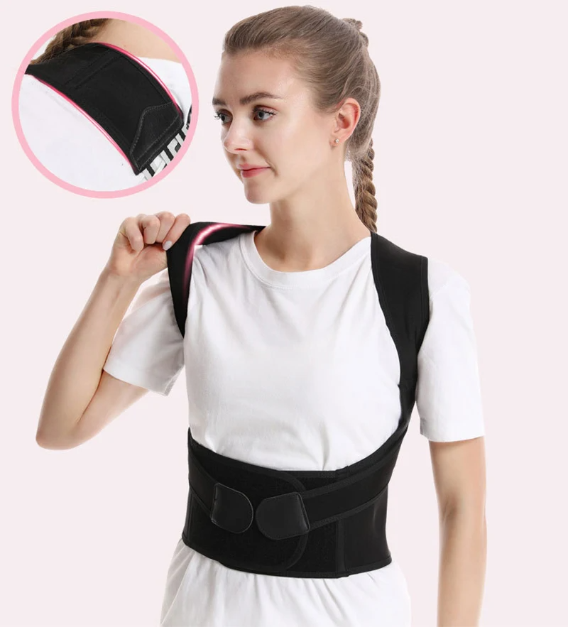 Posture Corrector, Adjustable Shoulder Straightener, Back Support Brace, Adjustable Shoulder Posture Brace