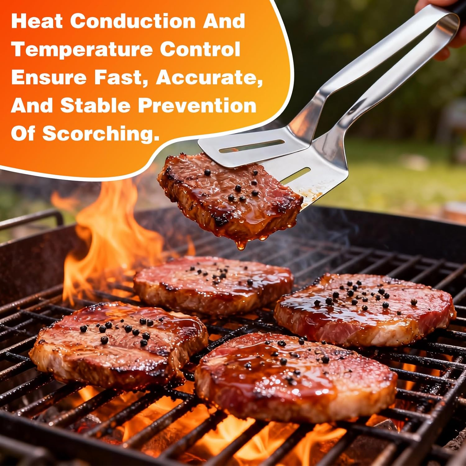 Stainless Steel Barbecue Clamp, New Multi-Functional Stainless Steel Barbecue Clamp Food