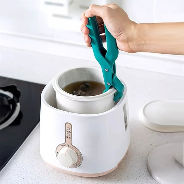 Multi-Purpose Anti-Scald Bowl Holder Clip for Kitchen, 2PCS Multi-Purpose Hot Bowl Dish Plate Gripper Clips Tongs Clamp Holder