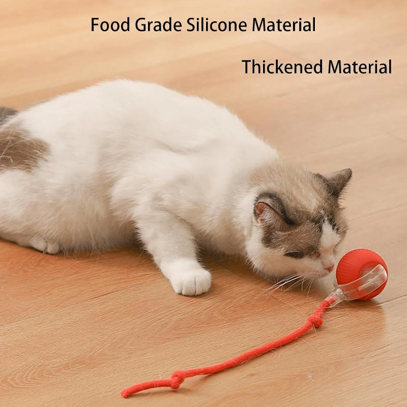 Interactive Pet Fun Ball, Interactive Dog Cat Toy Ball, Automatic Moving Bouncing Rolling