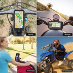 Waterproof Bicycle & Motorcycle Phone Holder,Waterproof Bike Phone Mount, Adjustable Anti-Shock Motorcycle Handlebar Phone Holder