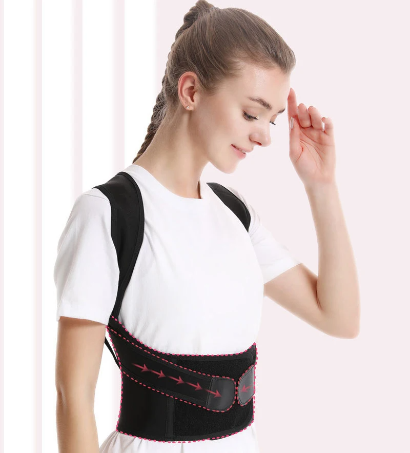 Posture Corrector, Adjustable Shoulder Straightener, Back Support Brace, Adjustable Shoulder Posture Brace