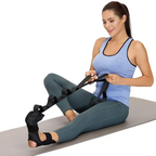 Stretching Strap with Loops and Detachable Foot, Yoga Foot & Leg Stretch Strap