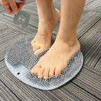 Shower Foot & Back Scrubber Massage Pad, Foot Back Cleaning Pad Back Washer Exfoliating Bath Wash Pad